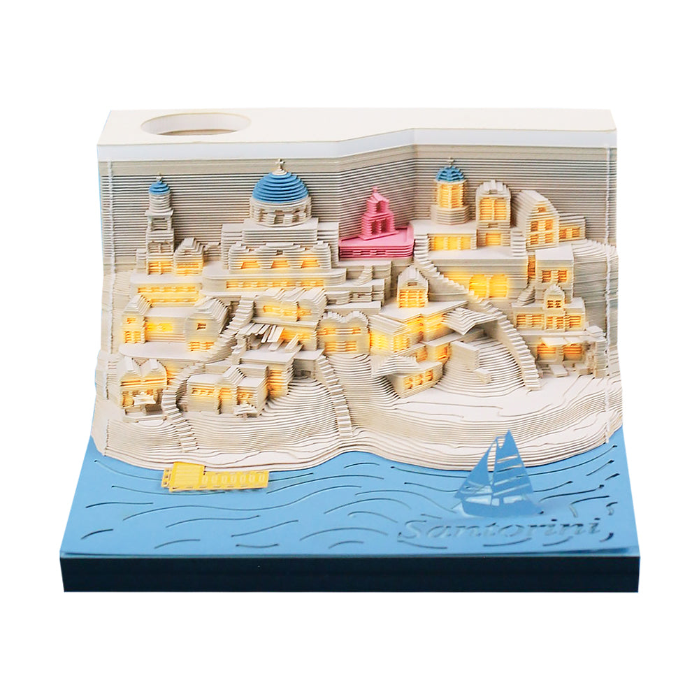 2025 Santorini 3d memo pad(lighted)
