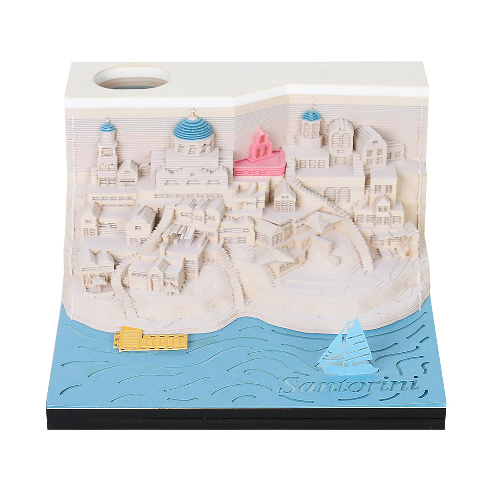 2025 Santorini 3d memo pad(lighted)