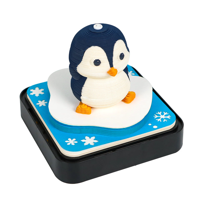 Adorkable Penguin Panoramic memo pad