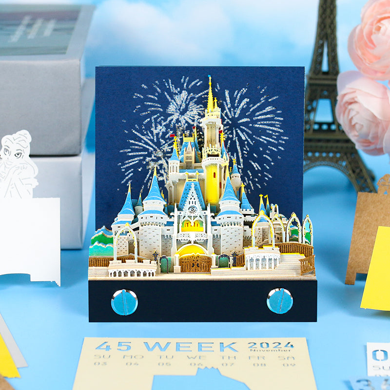 Cinderella Castle 2D calendar memo pad(2025)