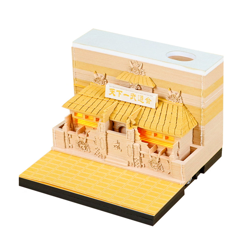 Japanese animation Martial Arts Association 3D memo pad