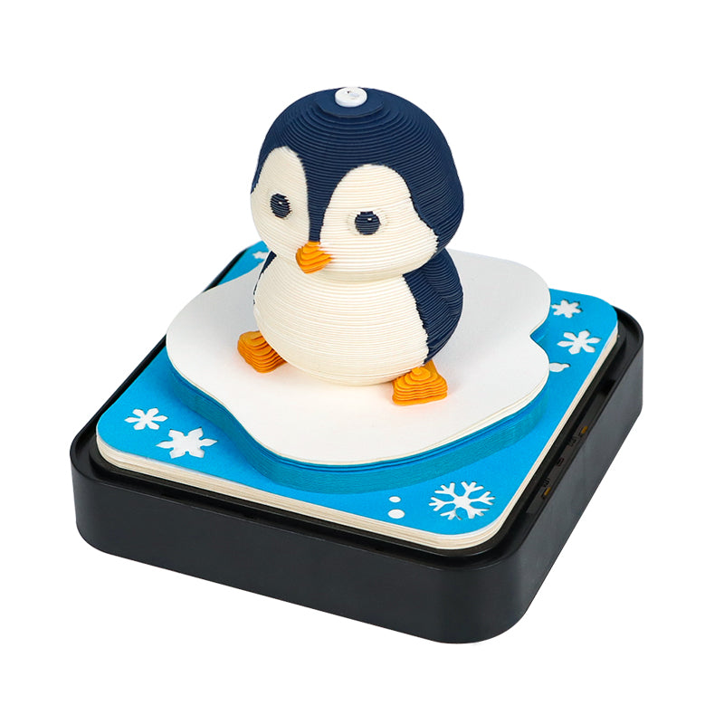 Adorkable Penguin Panoramic memo pad