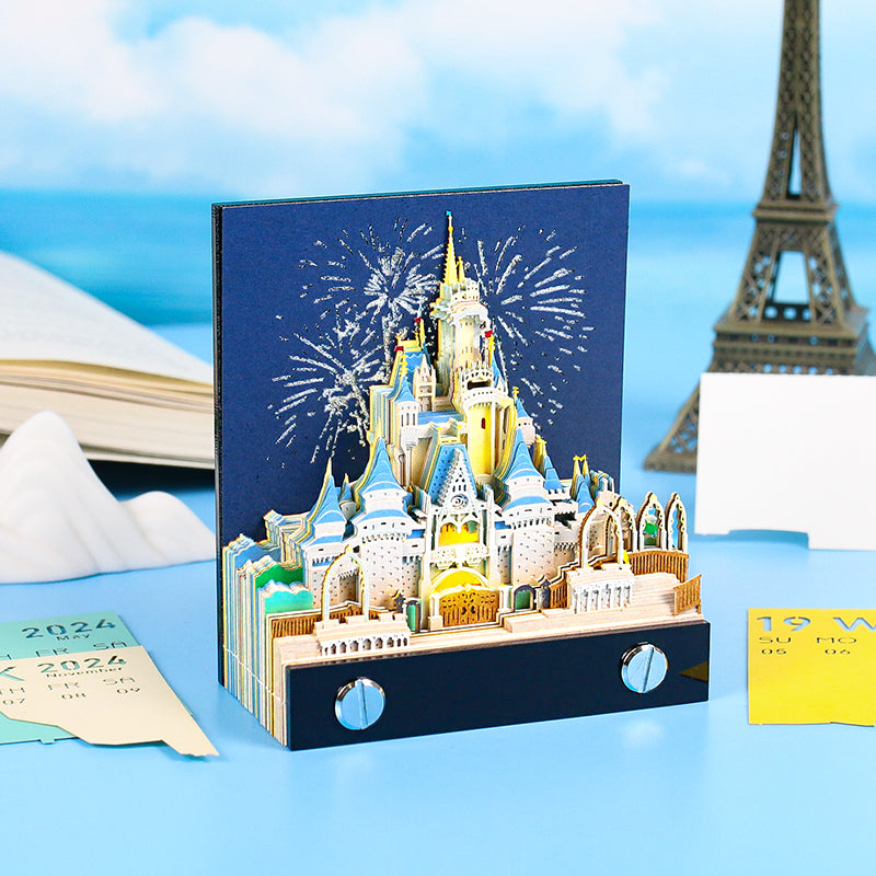 Cinderella Castle 2D calendar memo pad(2025)