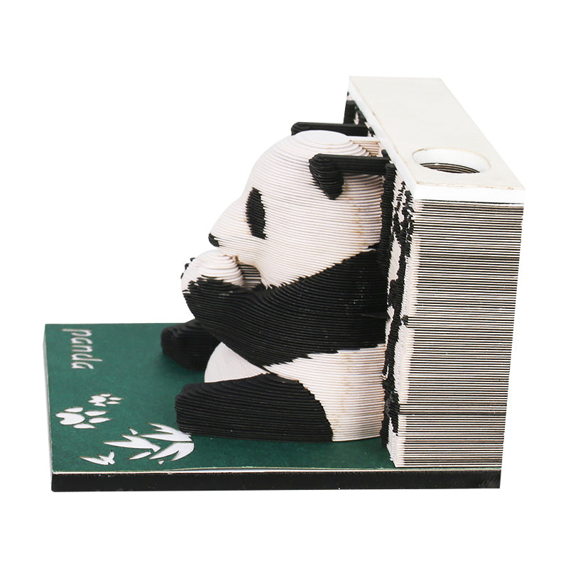 Animal panda 3D memo pad