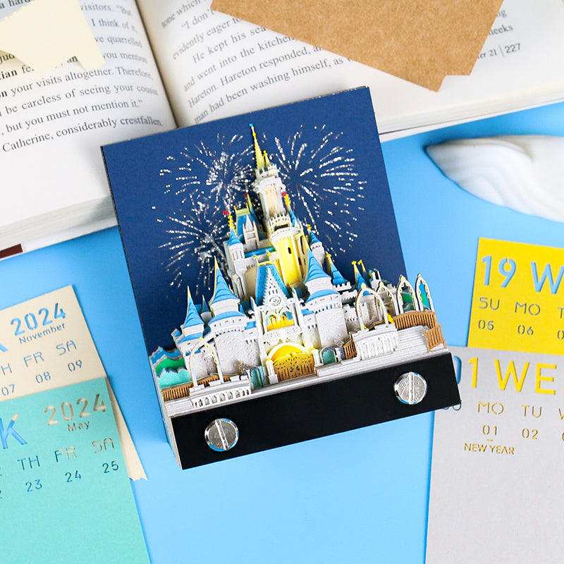 Cinderella Castle 2D calendar memo pad(2025)
