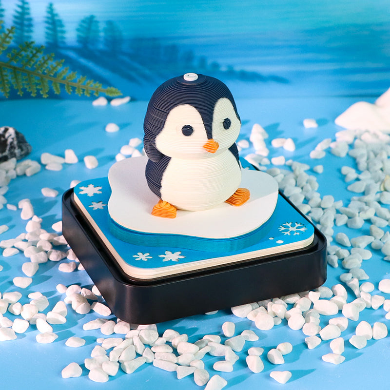 Adorkable Penguin Panoramic memo pad