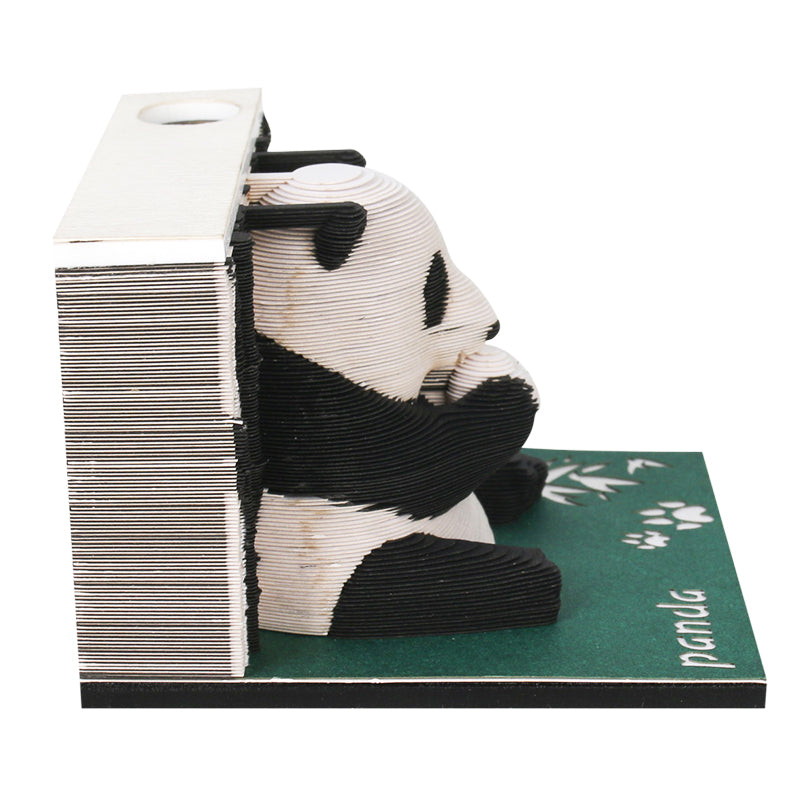 Animal panda 3D memo pad