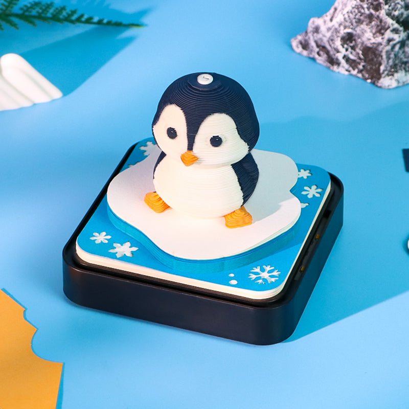 Adorkable Penguin Panoramic memo pad