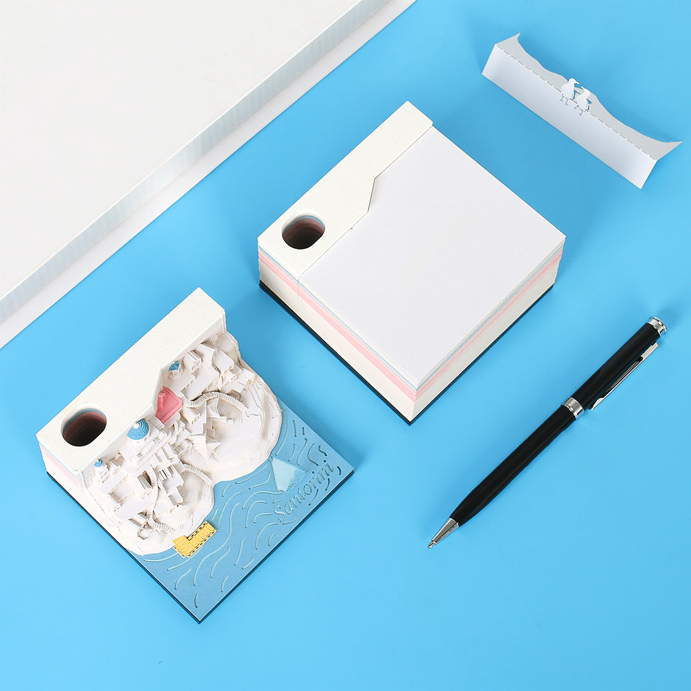2025 Santorini 3d memo pad(lighted)