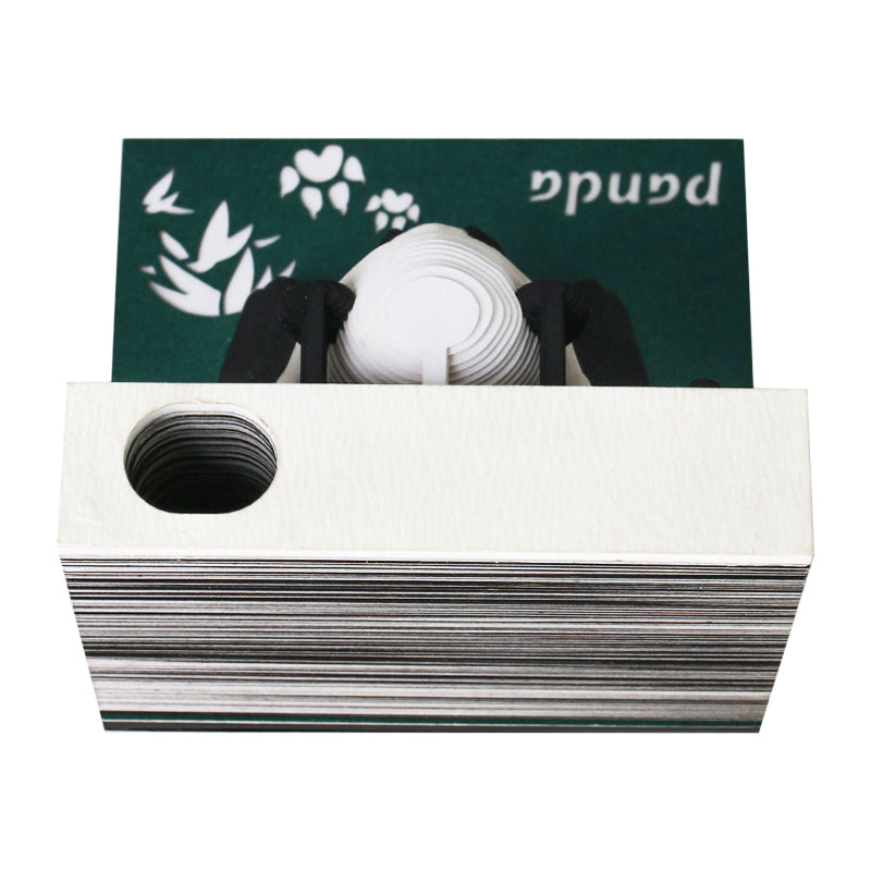 Animal panda 3D memo pad