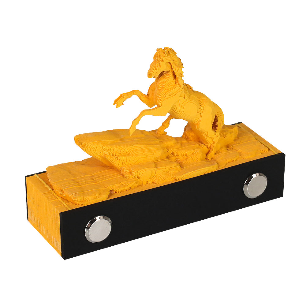 12 Zodiac Star Sign Animal Horse Model 3D Memo Pad