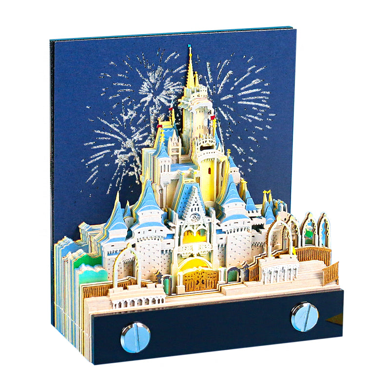 Cinderella Castle 2D calendar memo pad(2025)