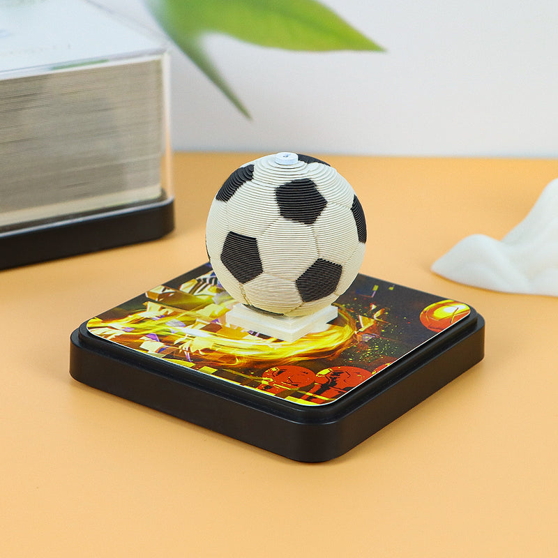 Football Small Panoramic Memo Pad(calendar 2025)