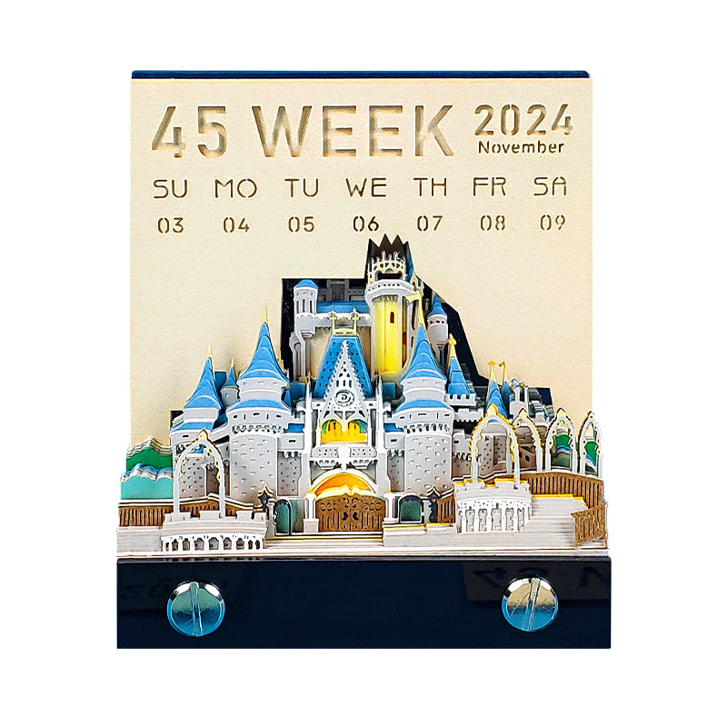 Cinderella Castle 2D calendar memo pad(2025)