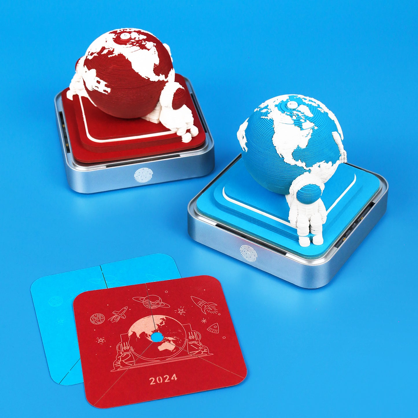 2024/2025 Calendar Earth Model 3D Memo Pad