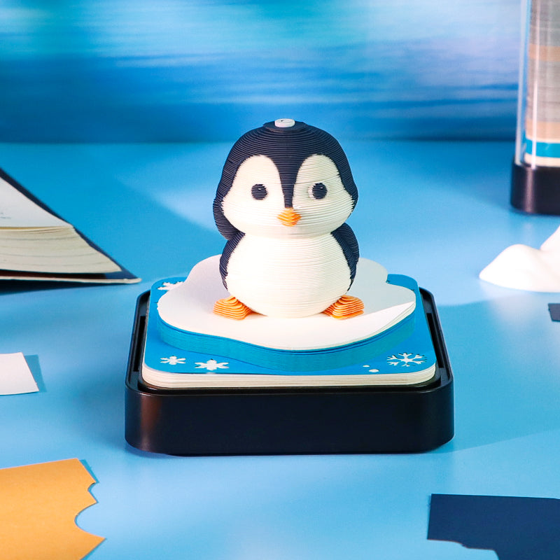 Adorkable Penguin Panoramic memo pad