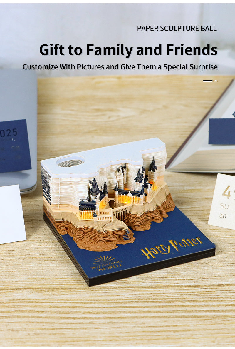 Harry Potter Hogwarts Castle 3D Memo Pad