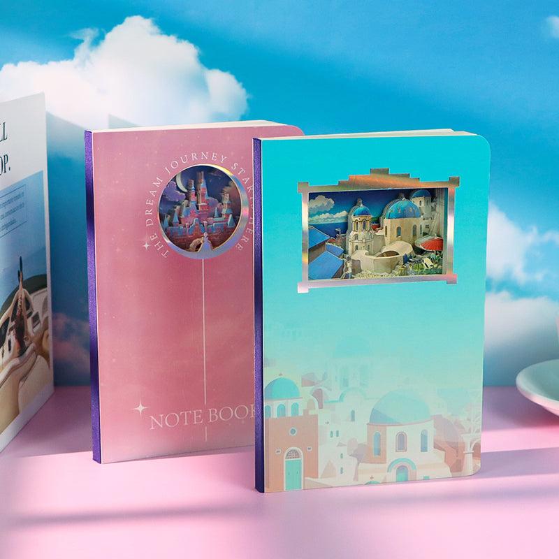 Paper Craft Notebook A5 Note Book Diary Planner Handbook Painting Books Signet Collection Book Custom Stationery Items for Kids
