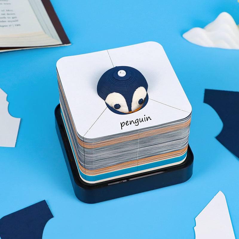 Adorkable Penguin Panoramic memo pad