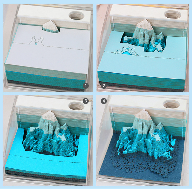 Alps 3D Memo Pad