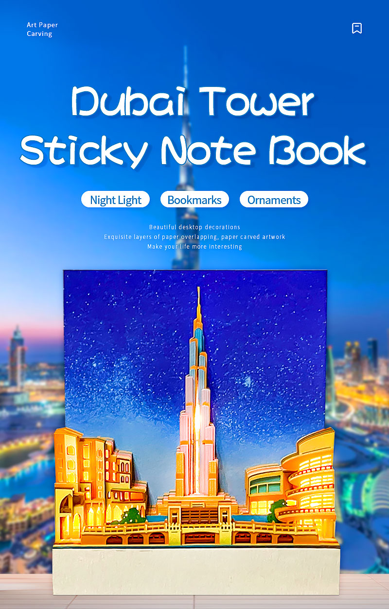 Burj Dubai Creative Memo Pad