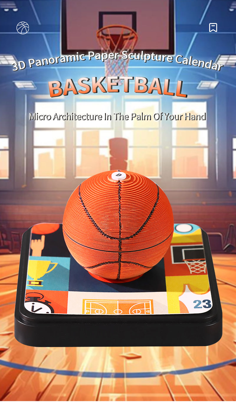 2025 New Product Basketball Panorama Memo Pad
