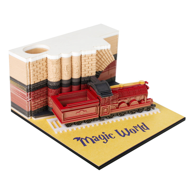 Magic train 3D memo pad