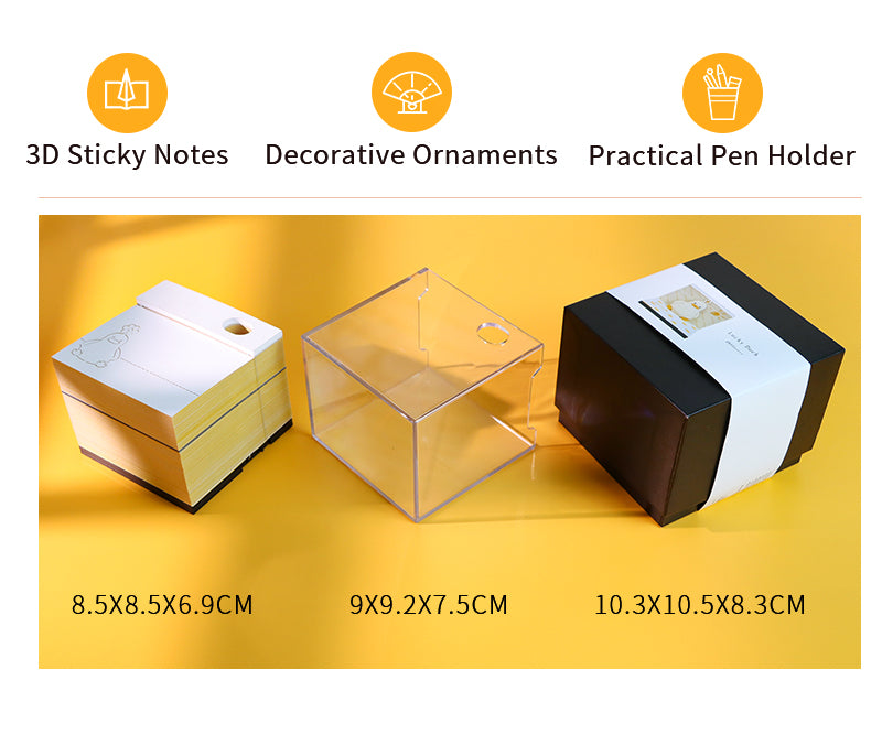 Cute Lucky Duck 3D Memo Pad