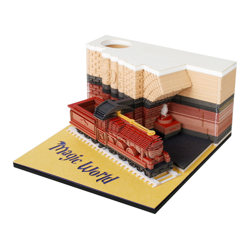 Magic train 3D memo pad