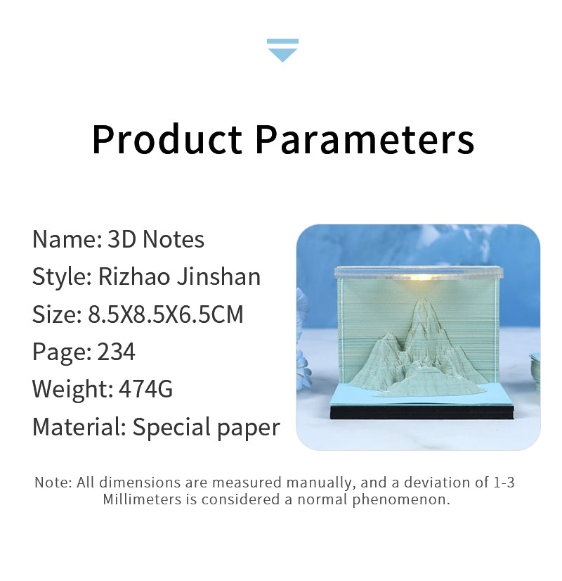 Rizhao Jinshan 3D Memo Pad