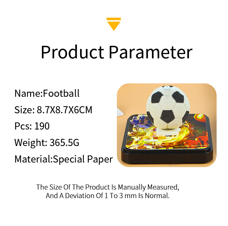 Football Small Panoramic Memo Pad(calendar 2025)