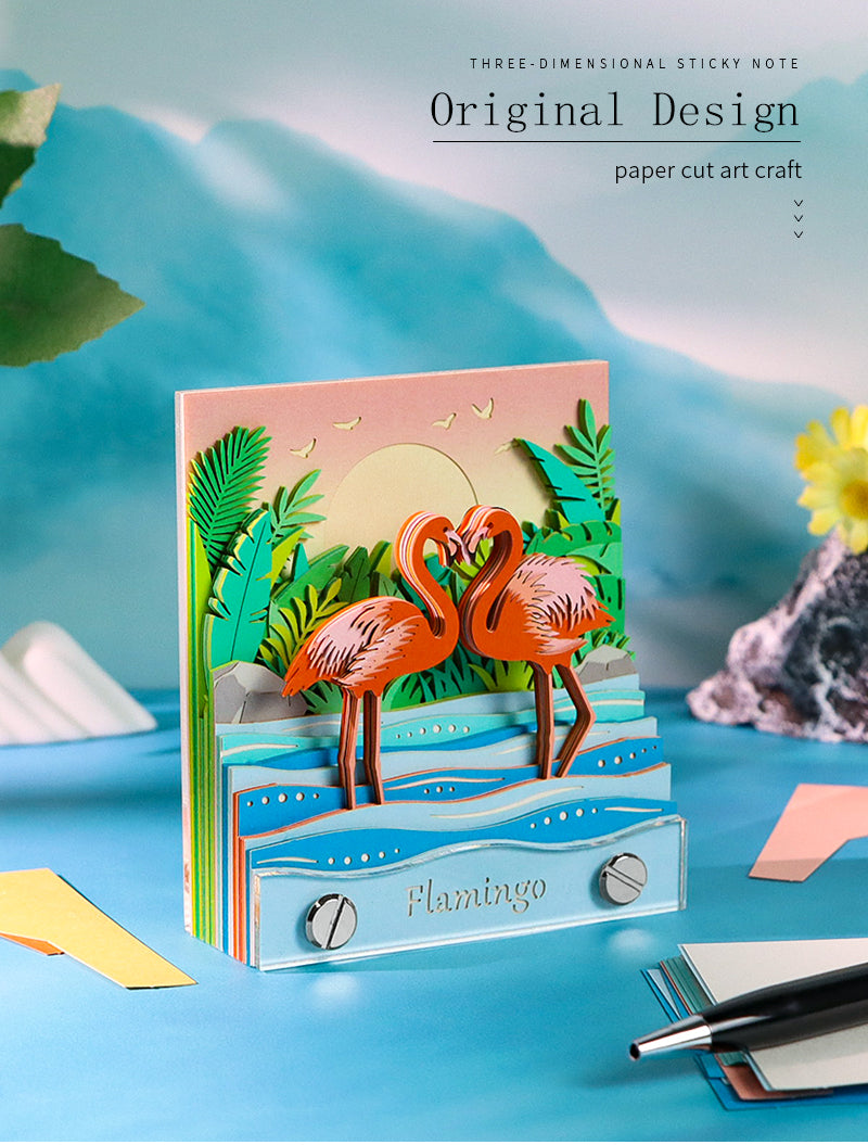 Flamingo 2D Memo Pad