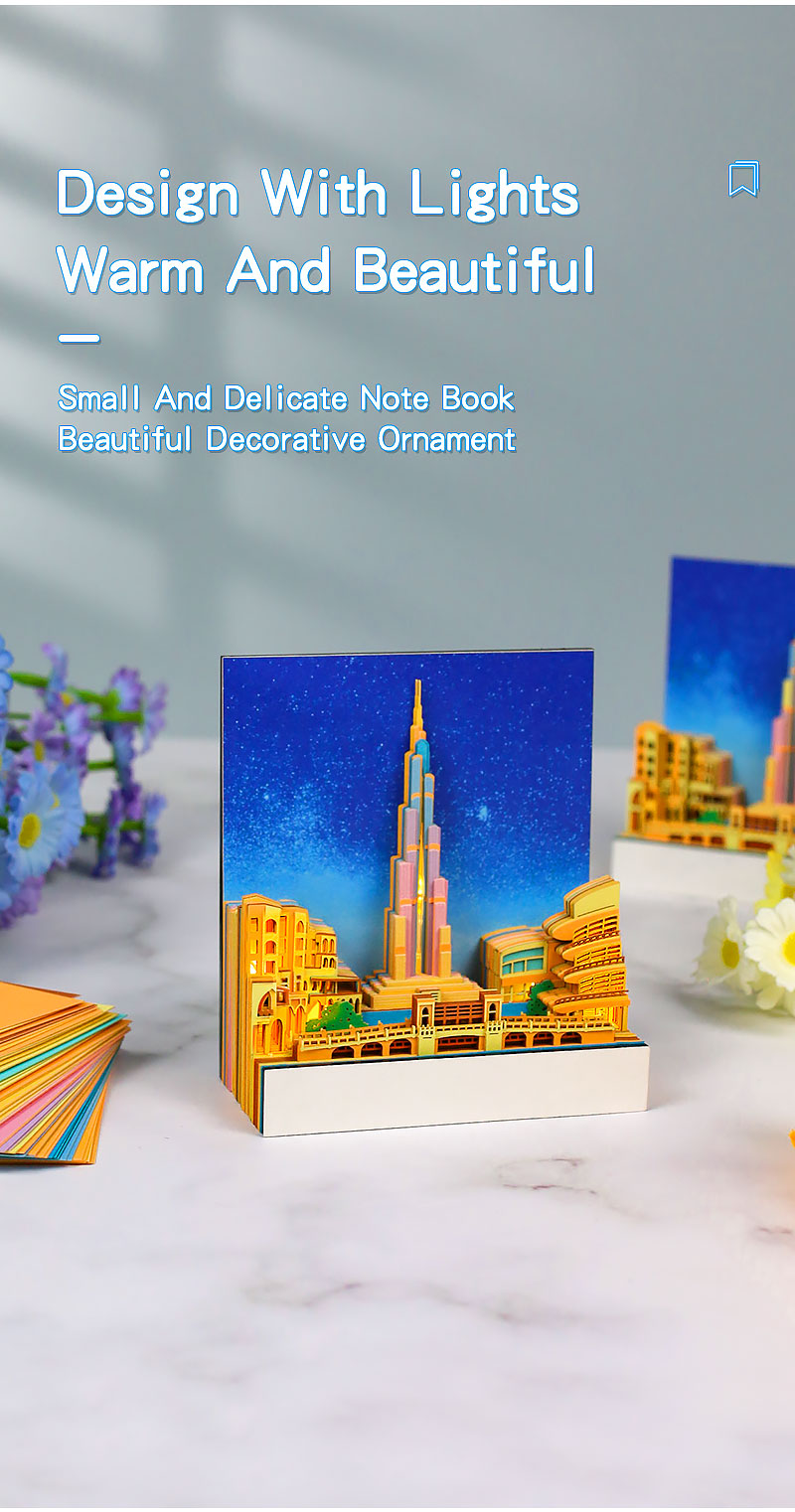 Burj Dubai Creative Memo Pad