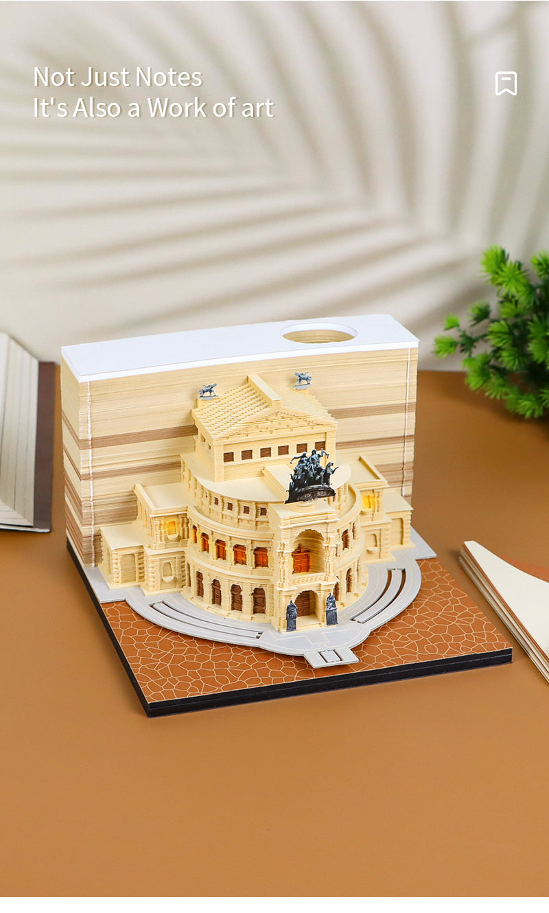 Semperoper 3D Memo Pad