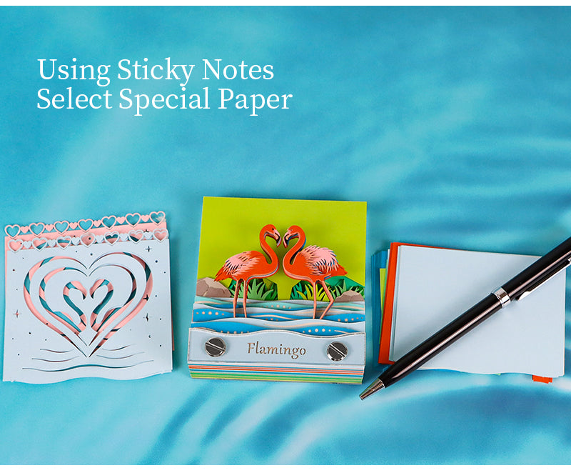 Flamingo 2D Memo Pad