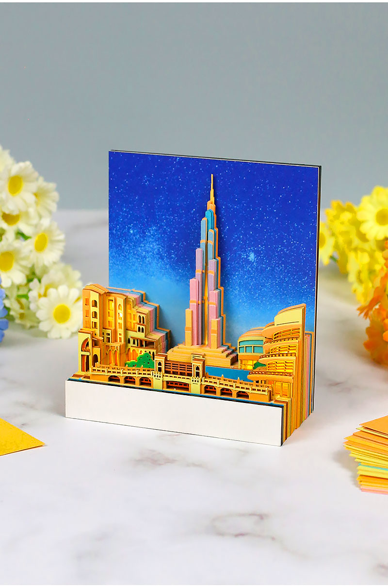 Burj Dubai Creative Memo Pad