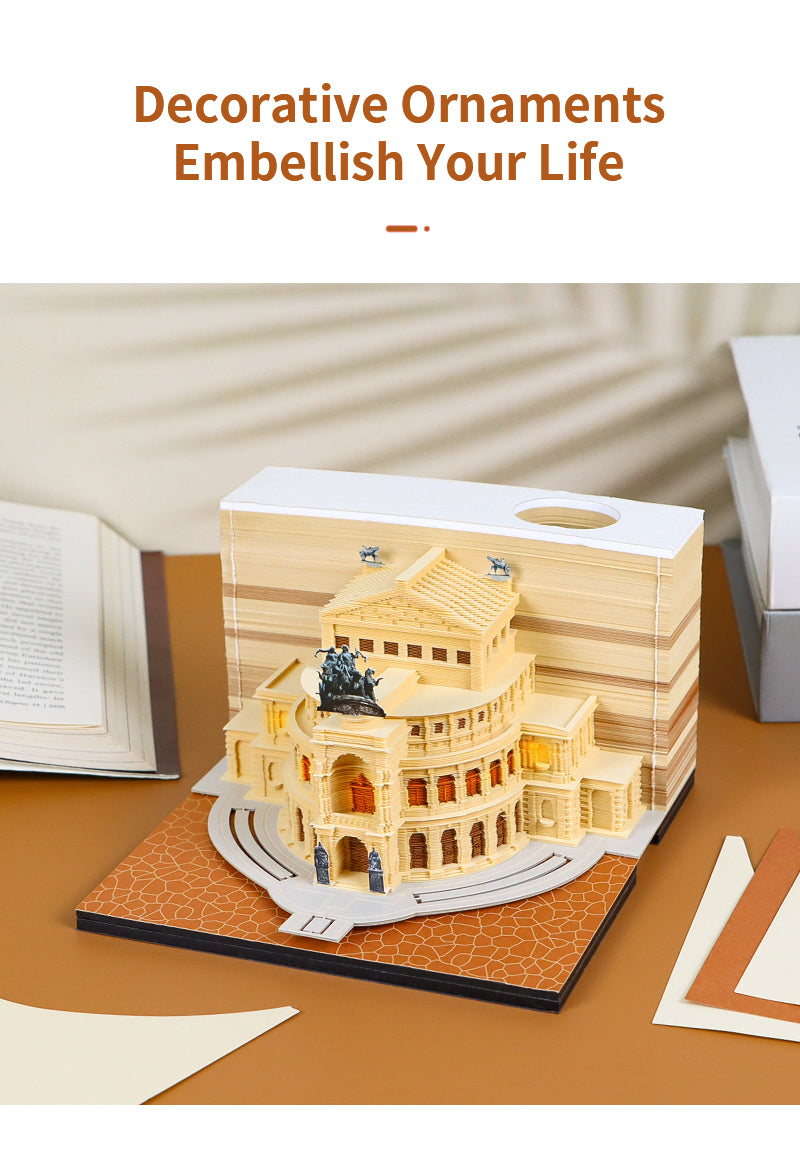 Semperoper 3D Memo Pad