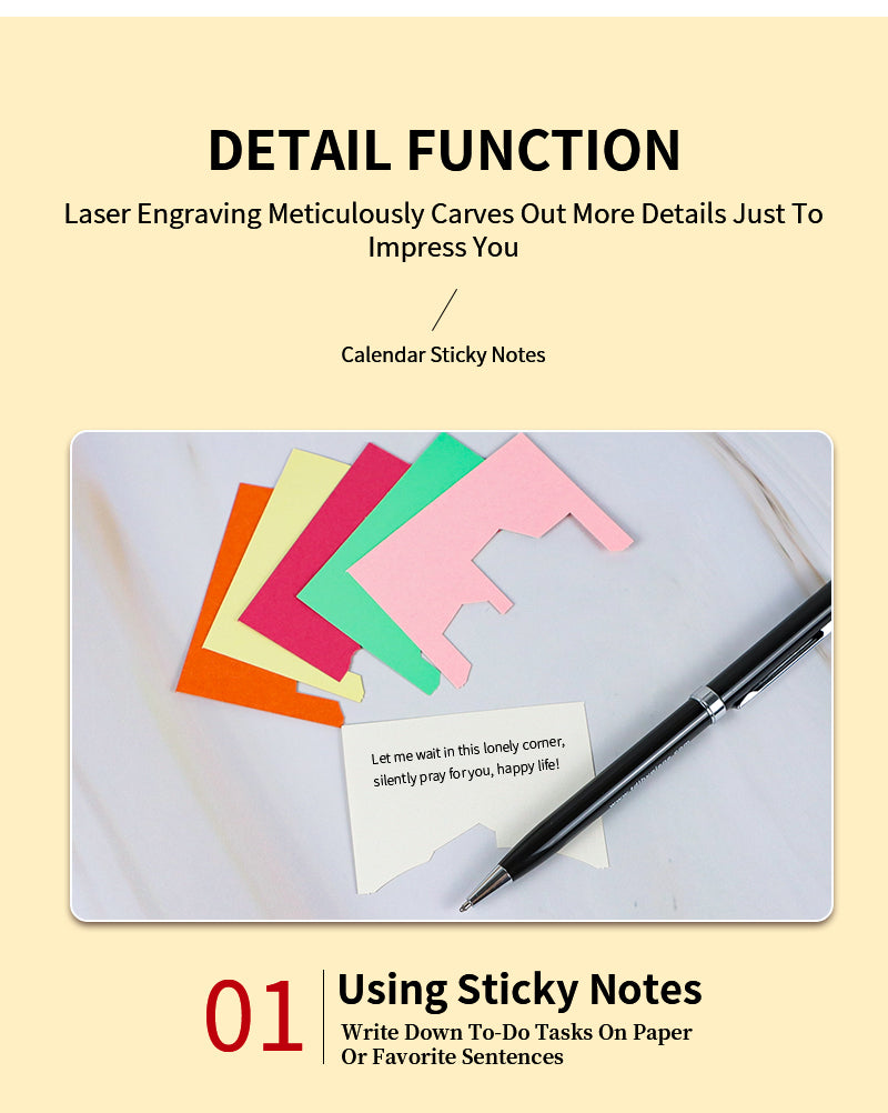 Sweetmade Popular Design Sticky Note 3D Memo Pad