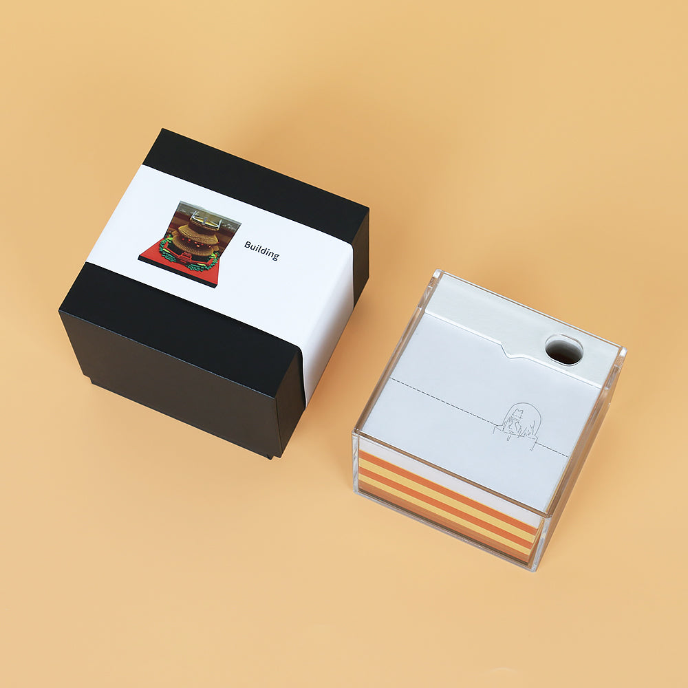 Naruto building 3d memo pad