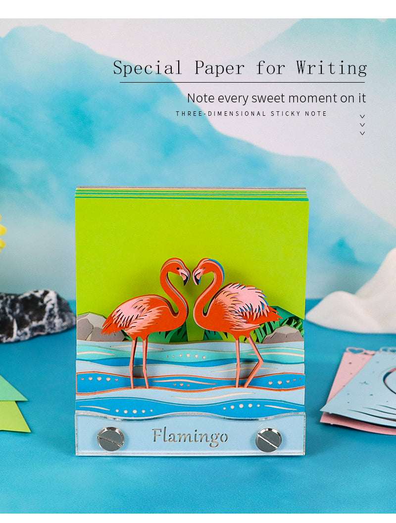 Flamingo 2D Memo Pad