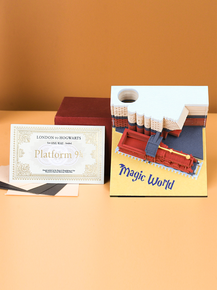 Magic train 3D memo pad