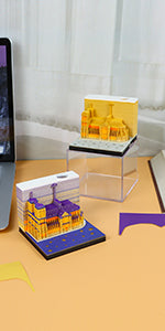 French Paris church 3D Memo Pad