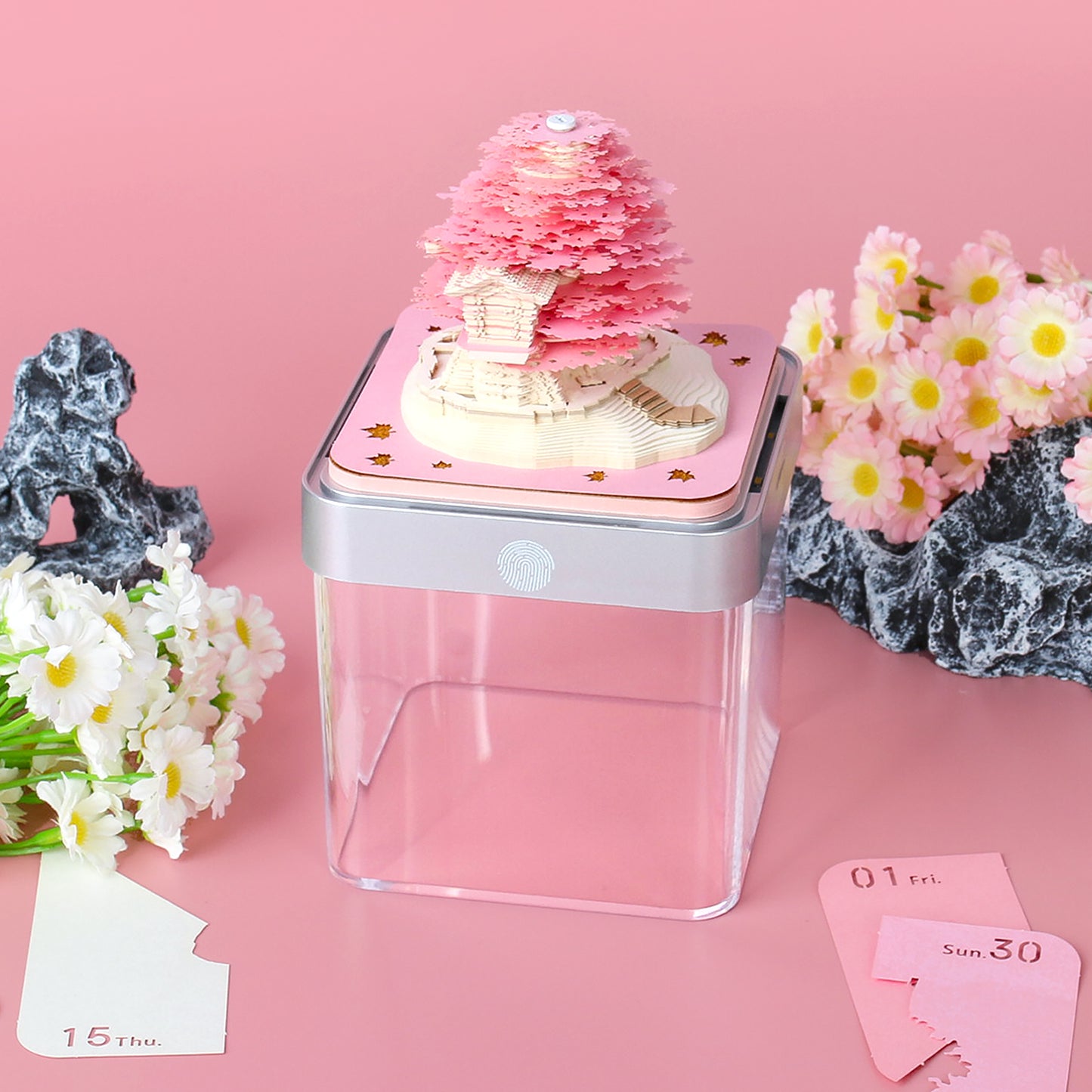 Sakura 2025 Calendar 3D Memo Pad