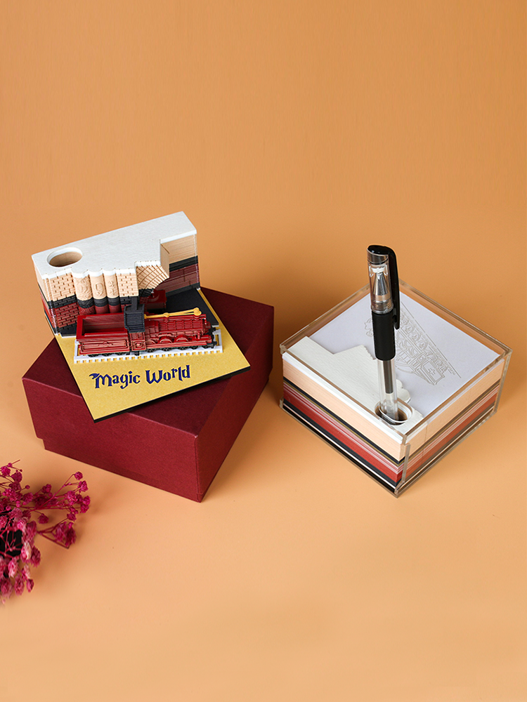 Magic train 3D memo pad