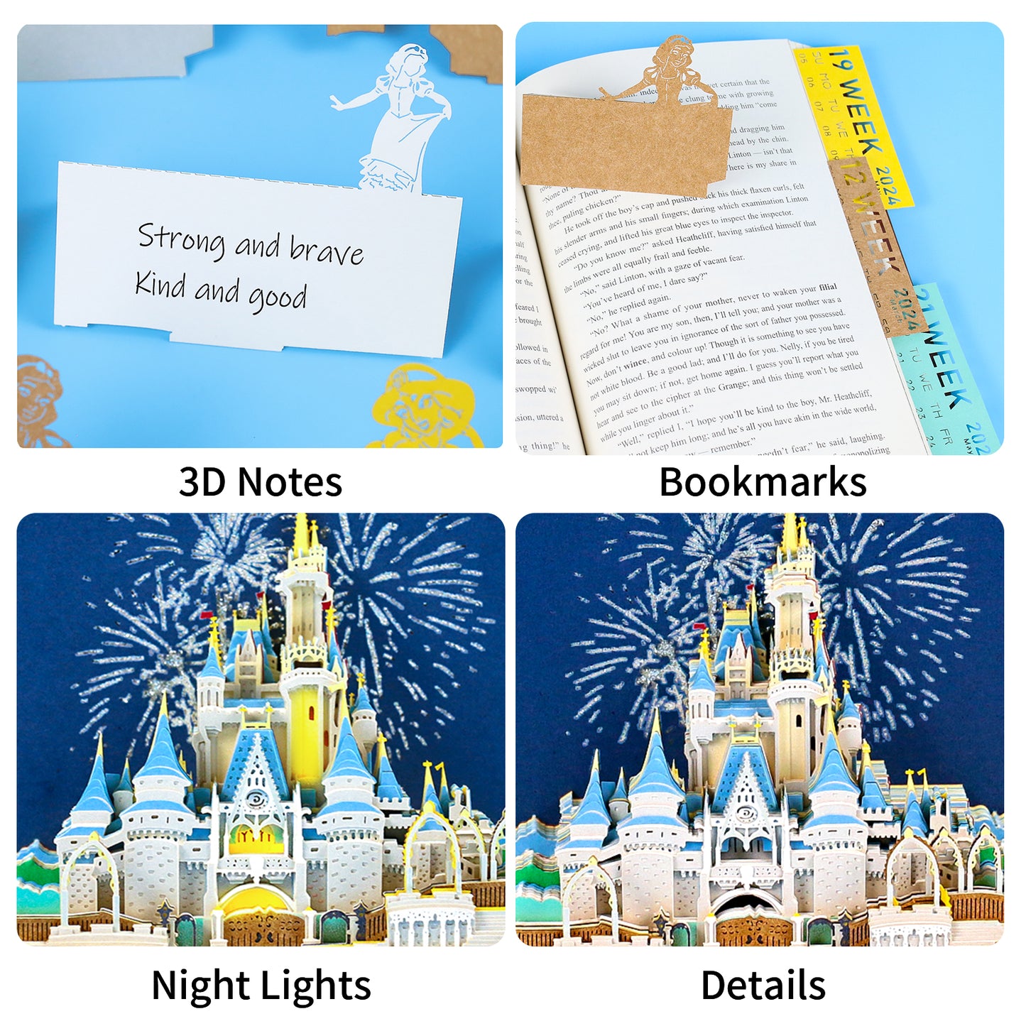 Cinderella Castle 2D calendar memo pad(2025)