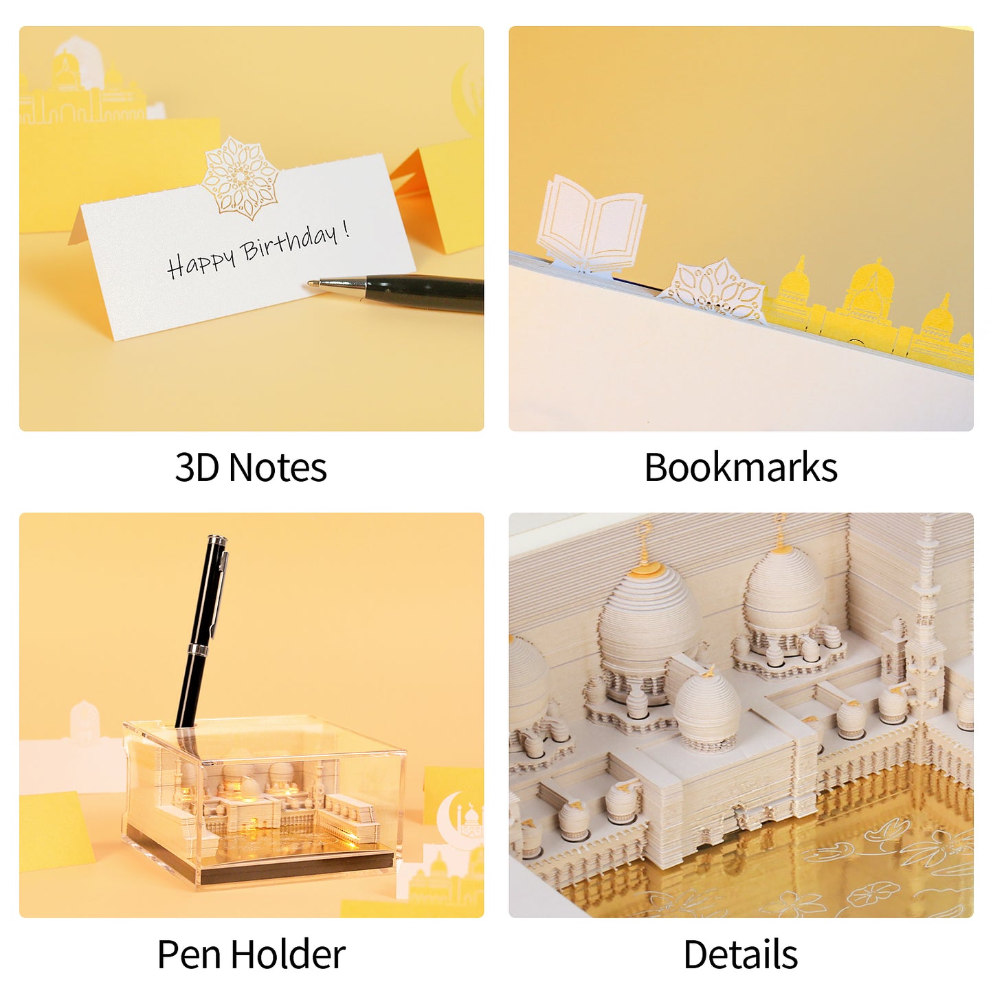 Masjid Lighted 3D Memo Pad