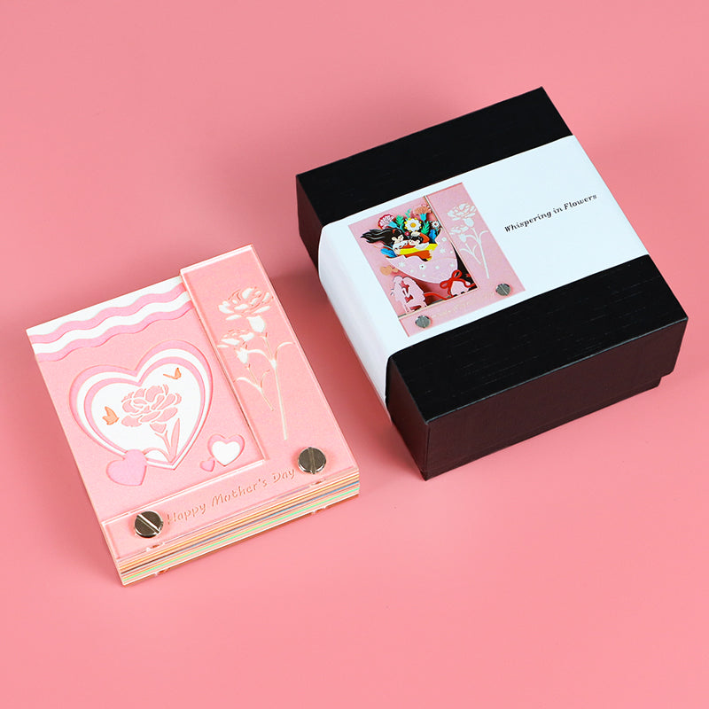 Pink Mother's Day gift 3D Memo Pad