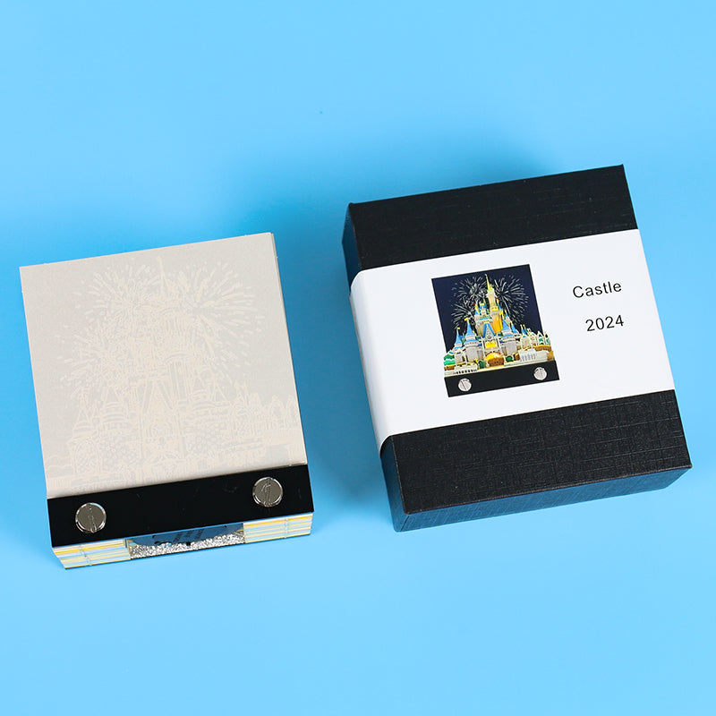 Cinderella Castle 2D calendar memo pad(2025)