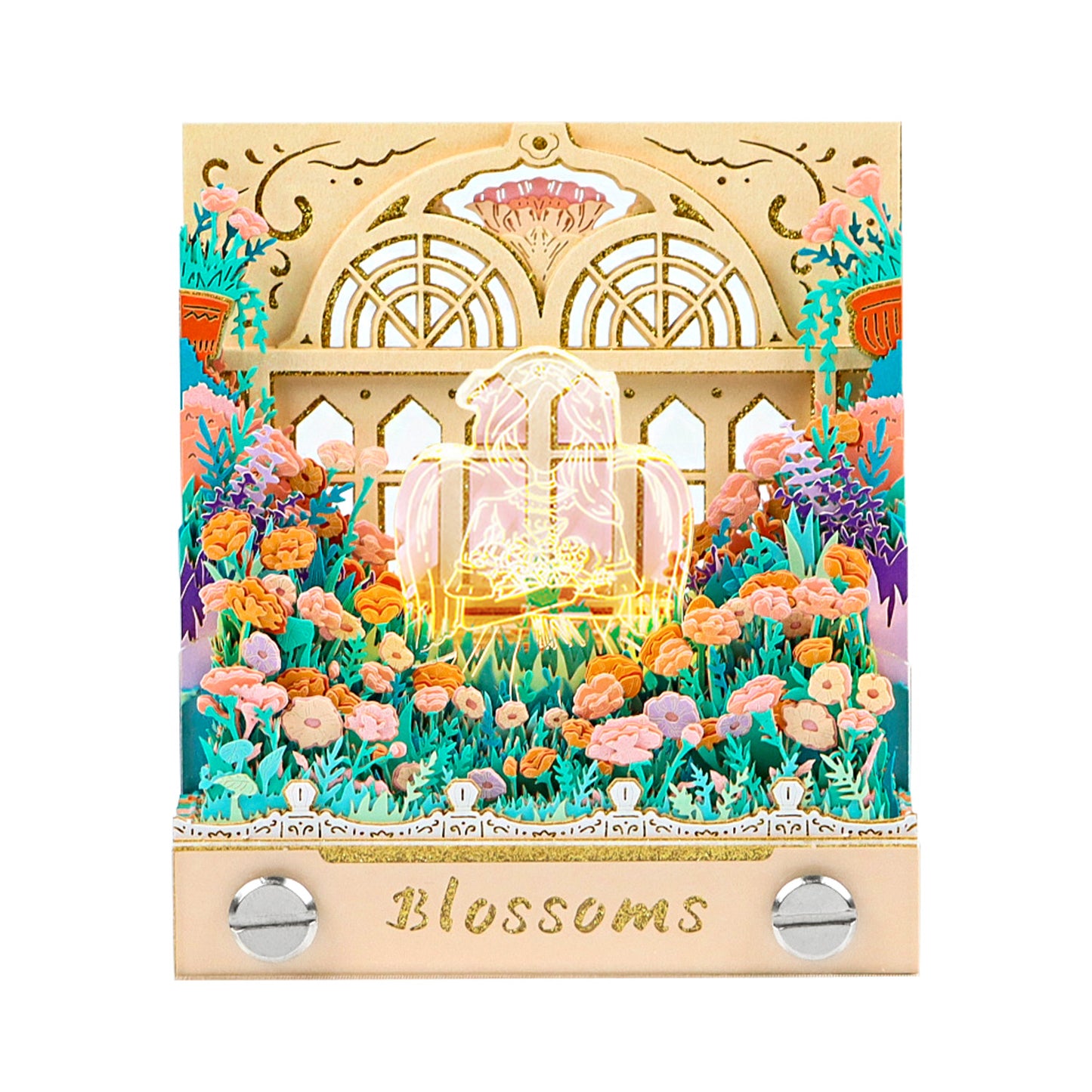 Carnation Flower Blossoms 3D Memo Pad(3D Calendar 2026)