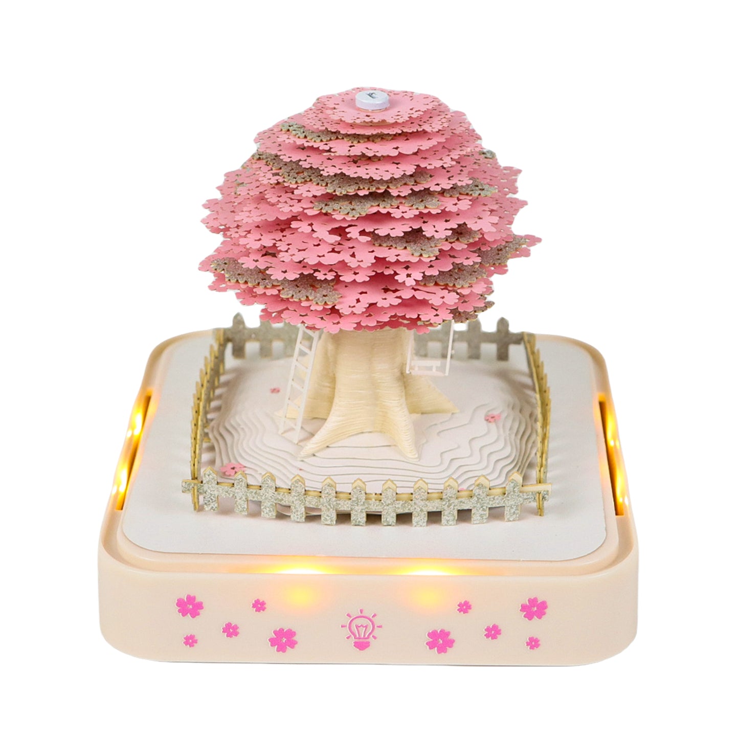 Sakura Tree 3D Model Hand Torn Memo Pad With Daily Calendar 2026